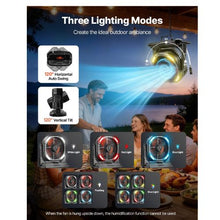 Misting Fan with 2.38 Gal Tank 10000mAh Battery 4 Speeds 5 Light Modes Portable Cooling Fan for Indoor & Outdoor