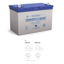 12V 100Ah M6/U Terminal SLA Pack Rechargeable Battery PS-121000