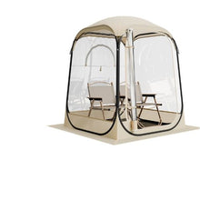 Pop-Up Sports Tent – 50x50 in Clear Bubble Tent for 1 Person Waterproof Outdoor Pod with Floor Mat & Top Cover