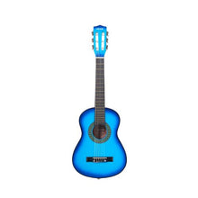 30 Inch Classical Guitar Starter Kit Blue Basswood Guitar with Gig Bag & Accessories