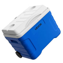 21 Qt Rolling Hard Cooler with Wheels Leak-Resistant 48-Hour Ice Retention Insulated Ice Chest