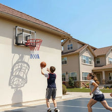 44" Wall-Mounted Basketball Hoop with PC Backboard for Playing