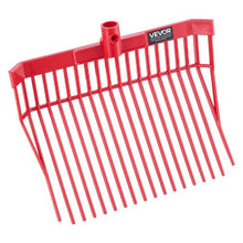 Heavy Duty Manure Fork Heads – 18-Tine Durable Plastic Replacement Pitchfork for Stable Hay & Farm Cleaning (6PCS)