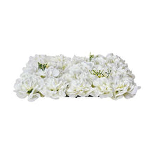 15x15 In 3D Flower Wall Panel for Wedding Valentines Day Home Baby Party Backdrop Decor White (24 PCS)