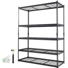 5-Tier Heavy Duty Storage Shelving Unit 2000 lbs Capacity