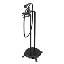 Clawfoot Bathtub Faucet Freestanding Tub Filler with Handheld Shower Oil-Rubbed Bronze 360° Spout & 59" Hose
