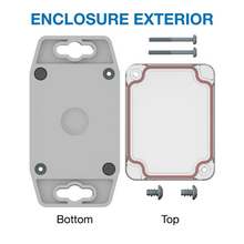 Flanged Base Plastic Box Enclosure For Wall/Surface Mount RBF32P04C08G