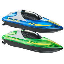 2-Pack 2.4GHz RC Boat – 12 km/h with LED Lights, Waterproof, 4 Batteries, for Pools & Lakes