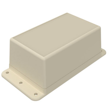 3.6 X 2.25 Wall Mounts Accessories 1.1Height Smooth Recess Finishes And Fastening Almond Battery Compartments Enclosure WM012I,AL