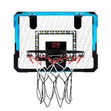 Ages 3+ Mini Kids Basketball Hoop with Electronic Scoreboard, LED Lights & Music, Over-the-Door Toy for Kids