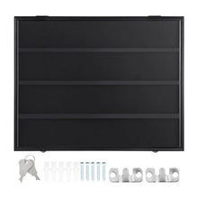 36 Graded Card Display Case 30.5 x 24.3 in Lockable Display Frame with UV Protection