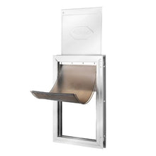 8.27" x 11.93" Aluminum Frame with Lock and Flap System Weatherproof Doggy Door Easy to  for Cat Doggie Kitties