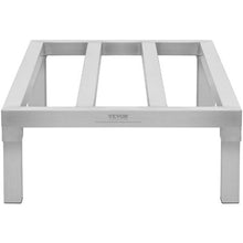 48In Aluminum Dunnage Rack 1800 lbs Capacity – All-Welded for Restaurants Kitchens and Garages (Welded Design)
