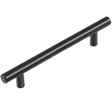 5.03in / 128mm Cupboard Door Handles for Kitchen Bathroom Bar Hardware Matte Black 6000-128mm( Pack of 30)