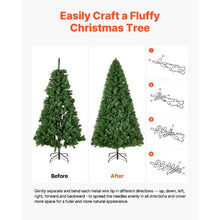 Artificial Xmas Christmas Decorate Trees with 1250 Branch Tips and Sturdy Metal Base (6FT)