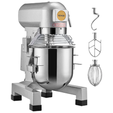 Commercial Food Mixer 18.7L, 1100W 3-Speed Stand Mixer with Stainless Steel Bowl & 3 Attachments