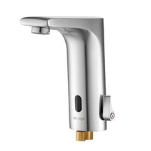 Touchless Bathroom Sink Faucet Automatic Motion Sensor Restroom for 9/16 in Pipe Brushed
