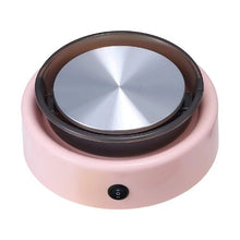 Mini Pottery Wheel 6" Turntable Forward/Reverse Rotation Adjustable Speed Electric Clay Wheel (Pink)