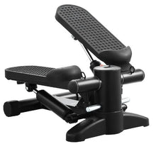 Mini Stair Stepper – Hydraulic Fitness Stepper with Resistance Bands Full Body Workout LCD Monitor 330LBS Capacity