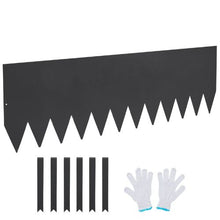 12 Inch x 13' Ft Hammer-in Edging Border with 6 Clips Steel Garden Edging Borders Bendable Metal Landscape Edging JC12*40in 4pcs (Pack of 4)