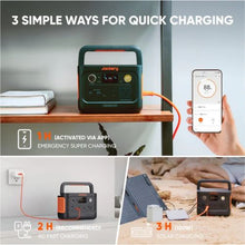 240 v2 Two Portable Power Station With 40W Solar Generator