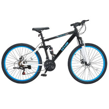 26-Inch Mountain Bike Full Dual Suspension 21-Speed Twist Shifting Aluminum Alloy Frame Disc Brakes
