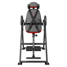 Heavy Duty Inversion Table – 300lbs Capacity Back Stretcher with Headrest Ankle Lock Adjustable Protective Belt (Red/Black)