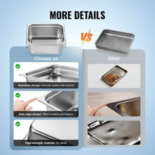 6-Inch Deep Commercial Table Pan For Catering Storage Food UCT8126-6 (Pack of 6)