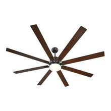 72" Ceiling Fan with Light 6-Speed Remote Dimmable 3-Color Reversible Motor (Black)