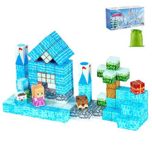 150PCS Magnetic Glacier Castle Blocks, STEM Building Toy for Kids Ages 3+