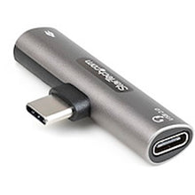USB C Audio & Charge Adapter 3.5mm TRRS Headphone and 60W USB Type Metal