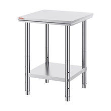 24 X 24 In Stainless Steel  Work Food Prep Table for Kitchen GZT60-6080