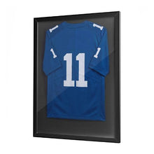 Jersey Display Case 35.4 x 27.6 in Wooden Frame with UV Protection (Black)