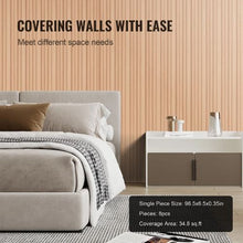96 x 6 In Wood Slat Acoustic Panelsfor Modern Wall Ash Wood JF166-HFK-11411