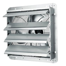 16-Inch Shutter Exhaust Fan 2000 CFM Aluminum Wall-Mount Fan with AC Motor for Greenhouses Garages & Sheds