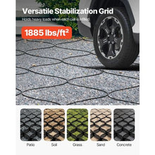 2 in Gravel Grid Permeable Grass and Ground Stabilizer for Driveways RV Parking Slopes (17.06 x 8.86 FT)