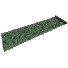 39 x 198 Inch Dark Green Ivy Fence Screen with Mesh Backing – Outdoor Artificial Green Wall Dark Green Backcloth JNF009