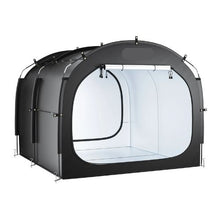 Bike Storage Tent 5 Bikes Waterproof Outdoor Tent Ventilated Window Fiberglass Frame