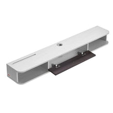 55In Floating TV Stand with Storage Cabinet Wall Mount Entertainment Center Power Outlet & Cable Hole - (White)