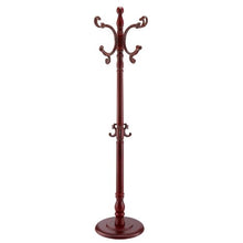 Modern Wooden Coat Rack Stand with Weighted Base 11 Hooks Hall Tree for Entryway Bedroom & Living Room