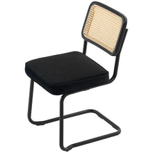 Modern Rattan Dining Chairs Set of 2 for Kitchen & Dining Room
