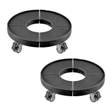Trash Can Dolly Set of 2 - Adjustable 15-22.8 in, 440lbs Capacity Lockable Wheels Heavy Duty Rolling Cart