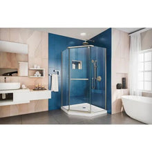 Frameless Pivot Shower Enclosure Prism Brushed Nickel SHEN-2134340-04