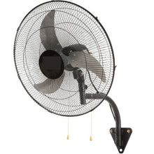 20 In Oscillating Wall Fan 4650 CFM 3-Speed ETL Listed (Black) (1-Piece Set)