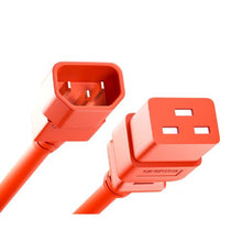 14AWG 15A C14 to C19 Heavy-Duty Power Cord Red