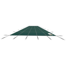 14x26 ft Inground Pool Safety Cover Mesh Winter Cover with Hardware (Green)