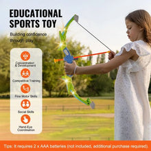 Bow and Arrow Set for Kids 2 Pack LED Archery Set with 20 Arrows 2 Targets Outdoor Toy for 6+ Year Olds