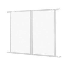 28.5 × 31.5 Inch RV Screen Door Protector Aluminum Alloy Grille Breathable Mesh (White)