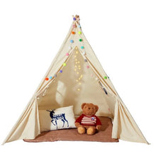1-5 Years Old Kids Teepee Tent with Windows for Kids