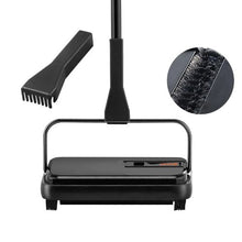 Manual Carpet Sweeper, 7.87" Sweeping Path, Non-Electric Floor Cleaner with 300 ml Dustbin & Comb, Ideal for Rugs, Hardwood, Laminate & Pet Hair